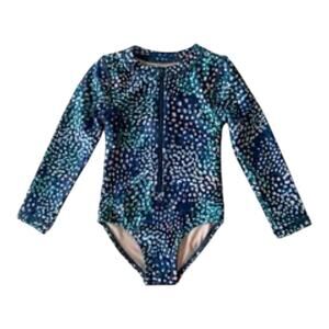 Tea Collection NWT Long Sleeve One Piece Swimsuit. Size 3.